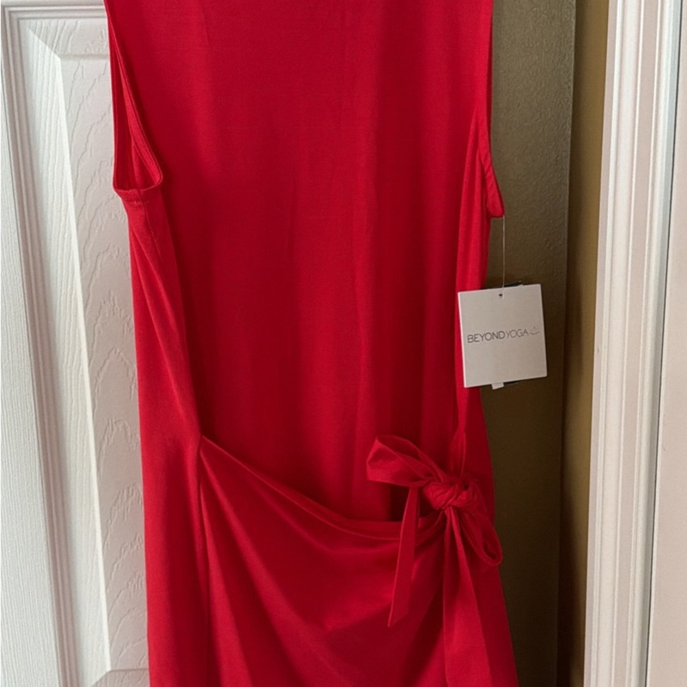 Beyond Yoga Vibrant Red Dress size large